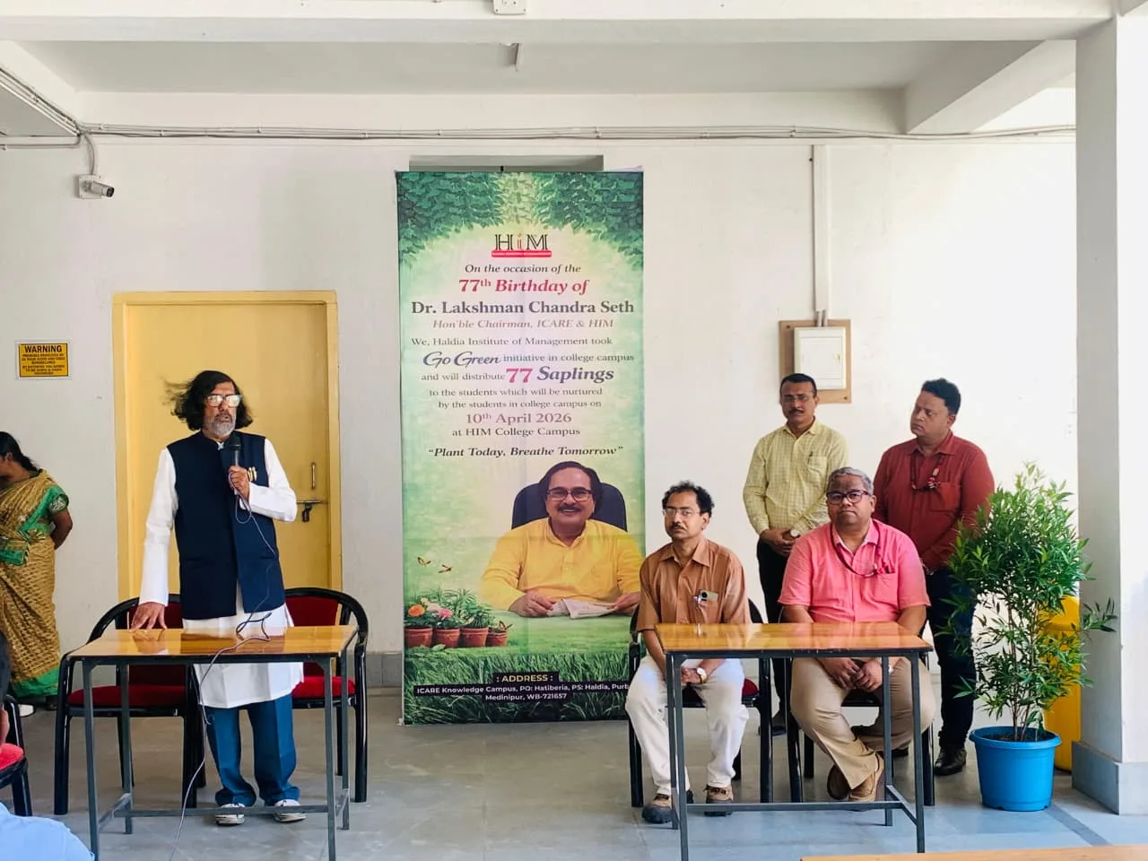 Go Green Initiative on 77th Birthday of Dr. Lakshman Chandra Seth