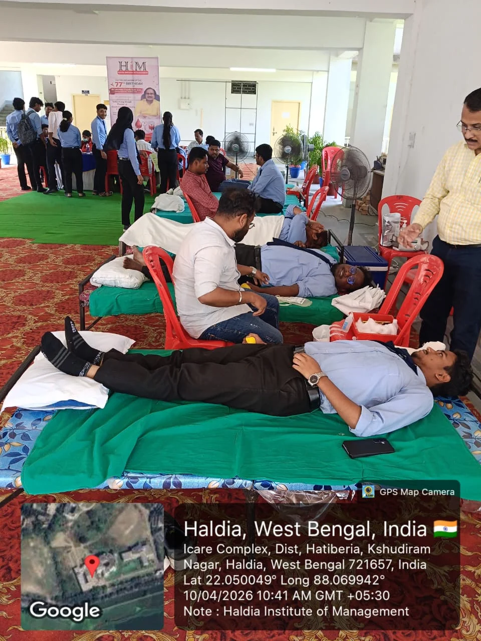 HIM Organizes Blood Donation Camp with ICARE