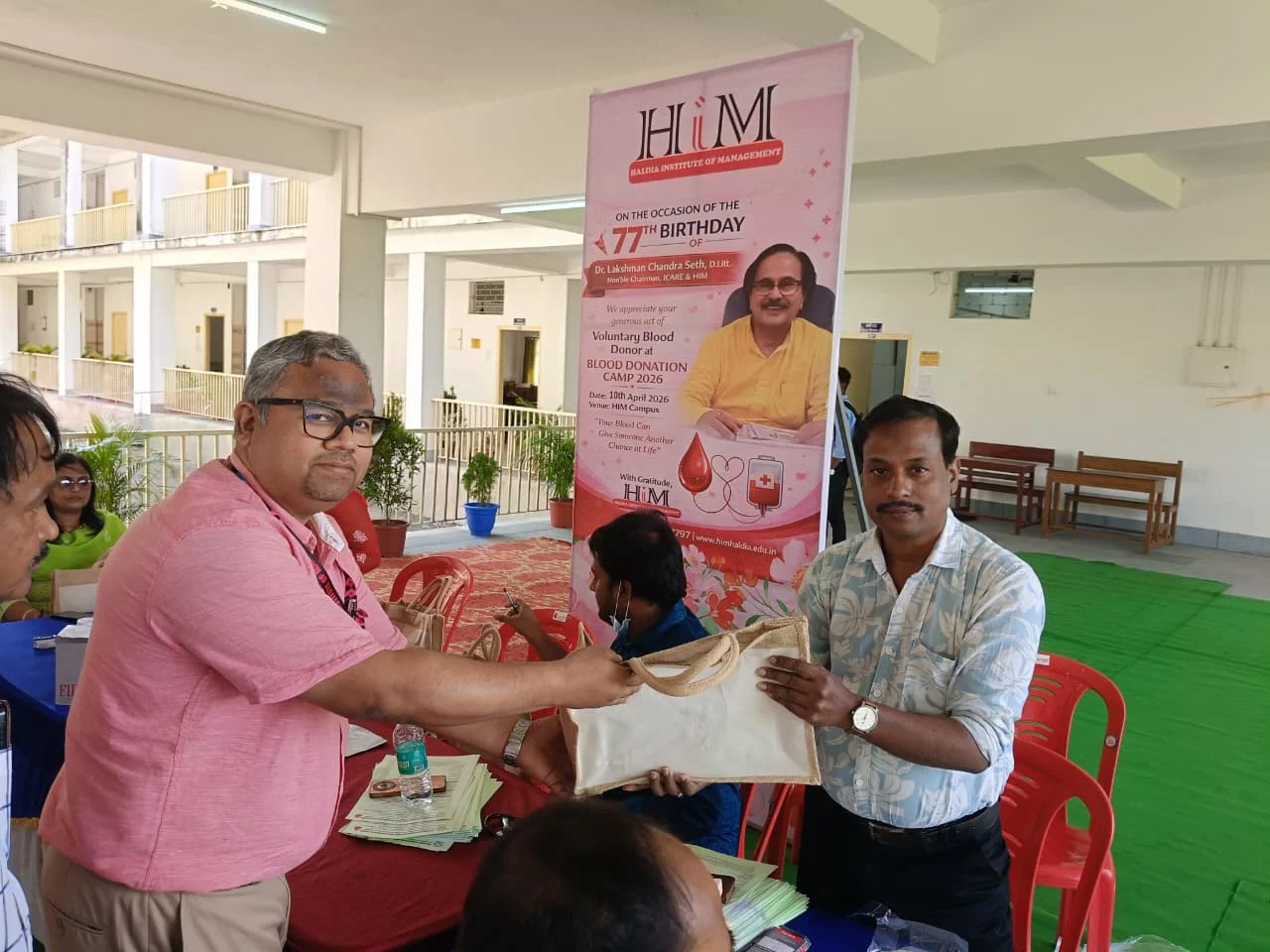 HIM Organizes Blood Donation Camp with ICARE