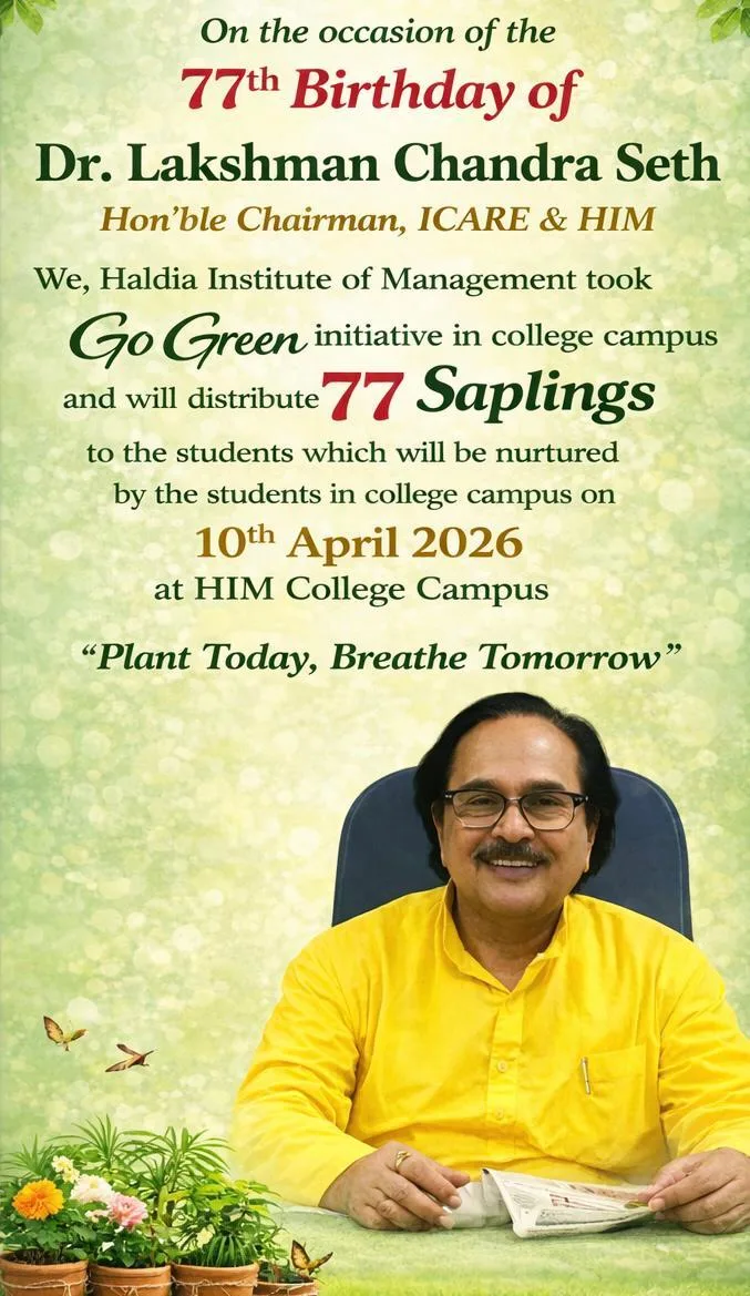 Go Green Initiative on 77th Birthday of Dr. Lakshman Chandra Seth