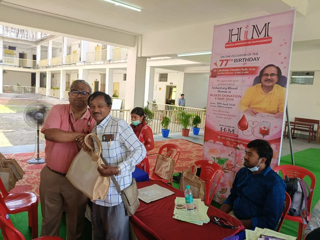 HIM Organizes Blood Donation Camp with ICARE