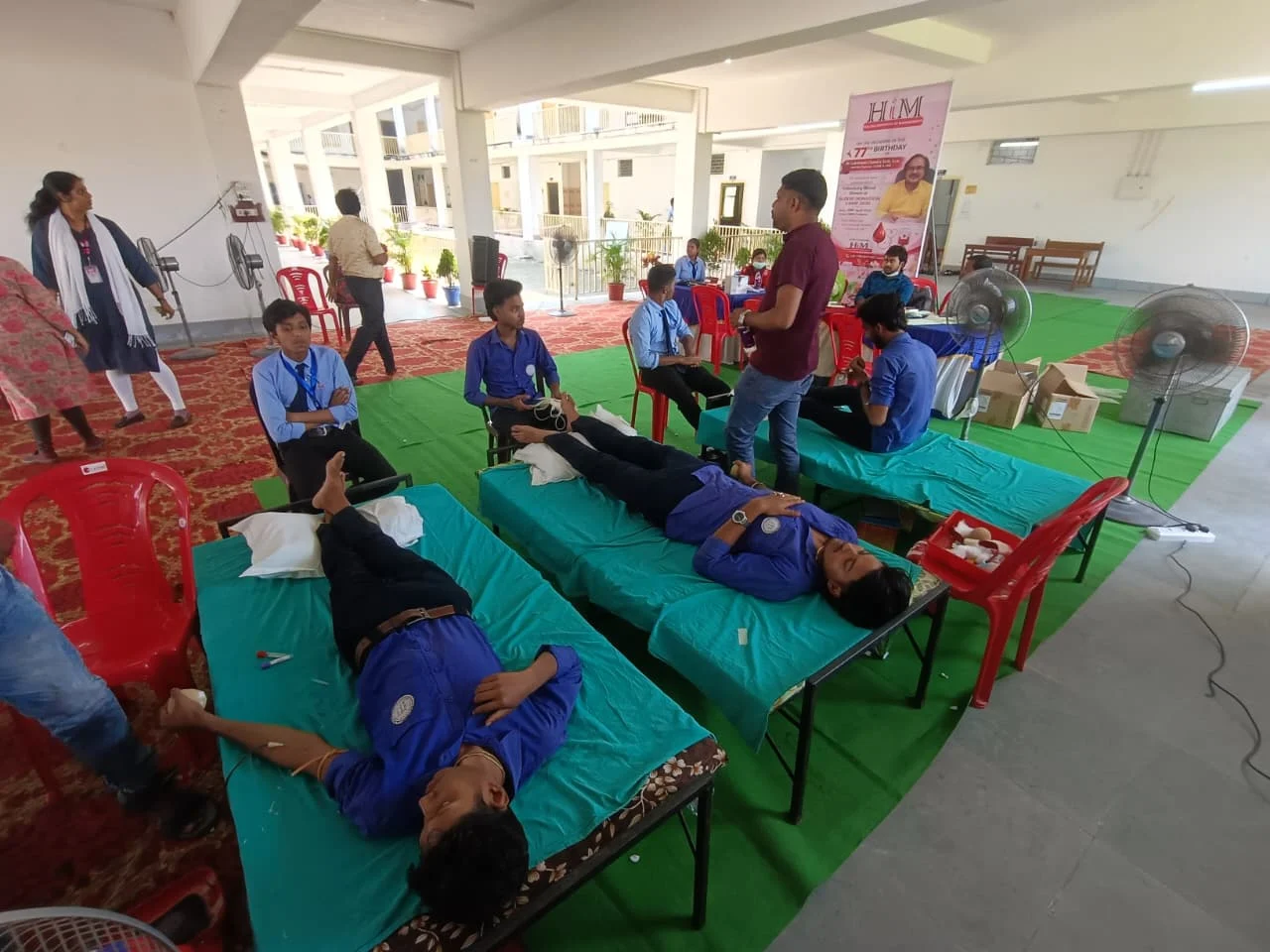 HIM Organizes Blood Donation Camp with ICARE